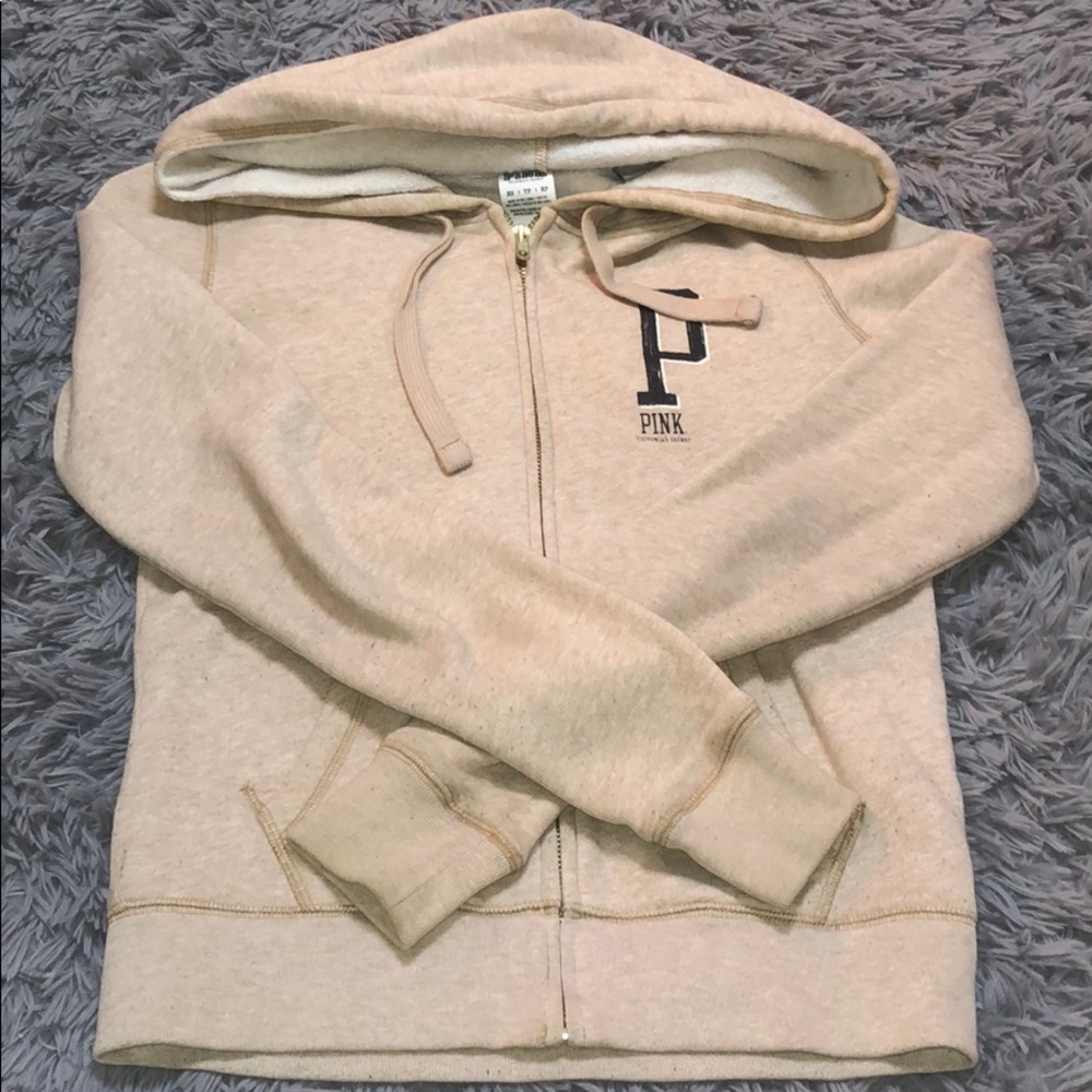 pink hoodie